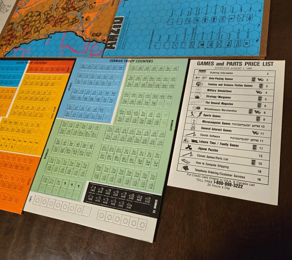 Anzio: The Struggle for Italy – 1943-1945 4th ed Avalon Hill 1980 New- Opened - Image 4 of 4