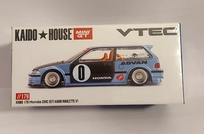 TSM MINI GT KAIDO HOUSE HONDA CIVIC (EF) VTEC KAIDO ROULETTE V1 SCALE 1:64 #179