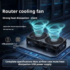 120MM USB Fan 5V Brushless Cooling Fan with 3 Speed Switcher 120MM for Router