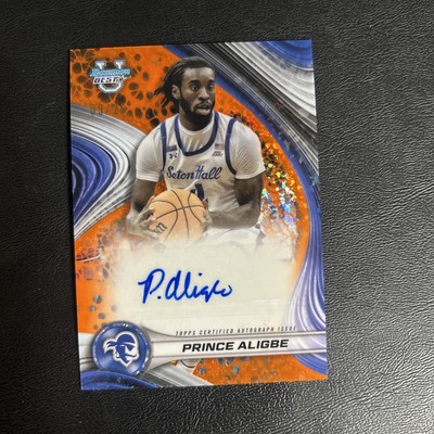2024-25 Bowmans Best U Prince Aligbe Orange Auto Mini Diamonds /25 SIUC