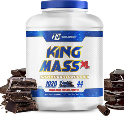 King Mass XL Protein Powder, Weight and Muscle Gainer, 60G Protein, 180G Carbohy
