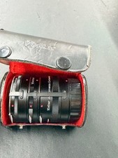 Vivitar Automatic Extension Tube Set AT-21 36mm 20mm 12mm for nikon w/case