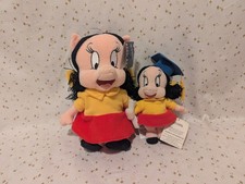 VTG 1998 Petunia Pig Plush Looney Tunes Warner Bros Studio Store  Graduation
