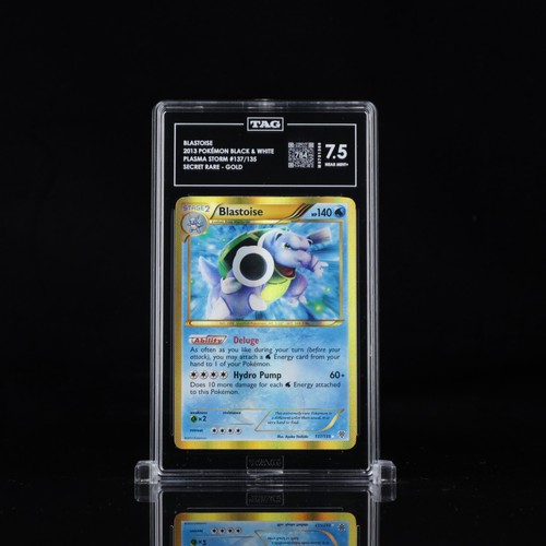 Blastoise graded TAG 7.5 for sale on eBay