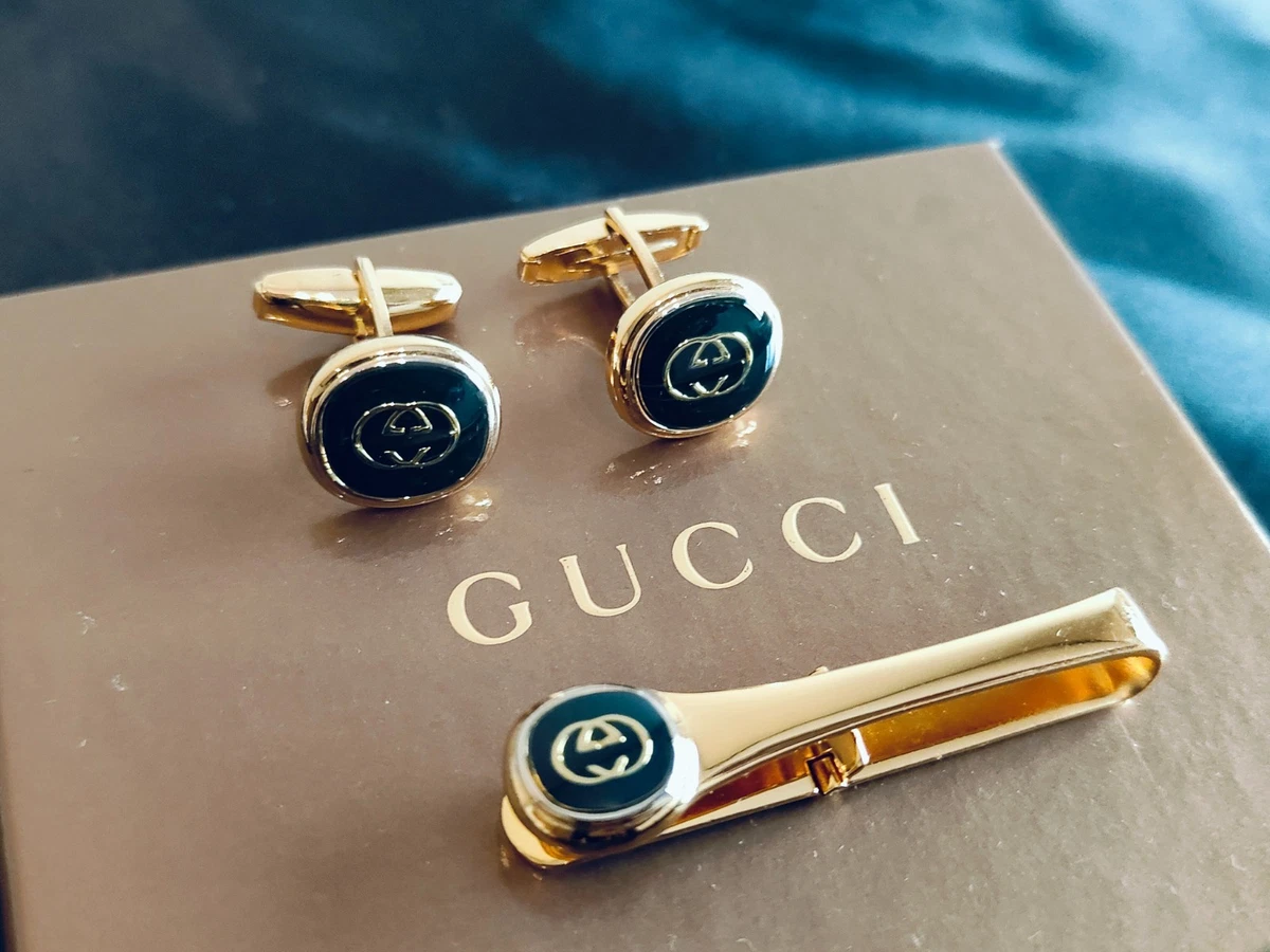 GUCCI　グッチ　GGロゴ　カフリンクス　ゴールド系　レトロ　ヴィンテージ 25+ Gucci Gold Cufflinks for Men for sale | Updated Oct 2026
