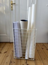 Vintage Klappbarer Drahtkorb In Weiß 60er Metallaufbewahrungskorb Drahtkorb Deko