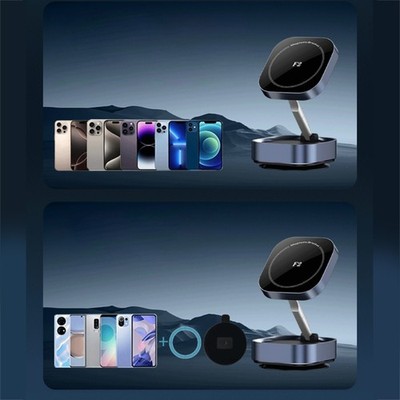 Secure Car Phone Holder Rack Bracket with Vacuum Suction for Windshield