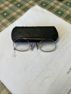 Antique Rose Gold Pince Nez Glasses