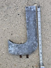 Vintage Solid Cast Aluminum Letter "J" Heavy Duty 12" Long 1" Thick