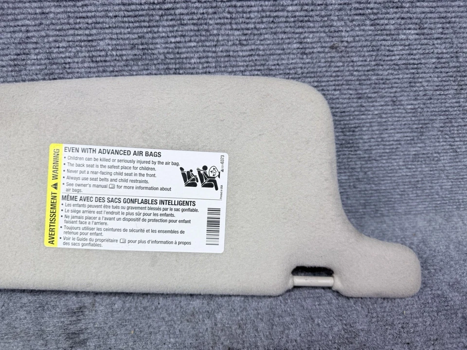 Chevrolet Colorado GMC Canyon 2004-2011 parasol lado del conductor gris OEM Foto 4 de 4