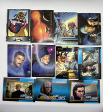 Star Trek Next Generation Cards and 1 Marvel Card