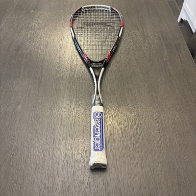 Slazenger XCEL Series 350 Red/Black/White Squash Raquet NEW String Pattern 14x19