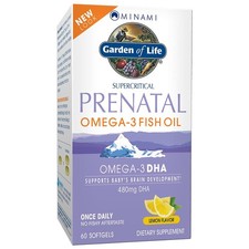 Garden of Life Prenatal DHA Omega-3 Fish Oil - Minami Natural Prenatal