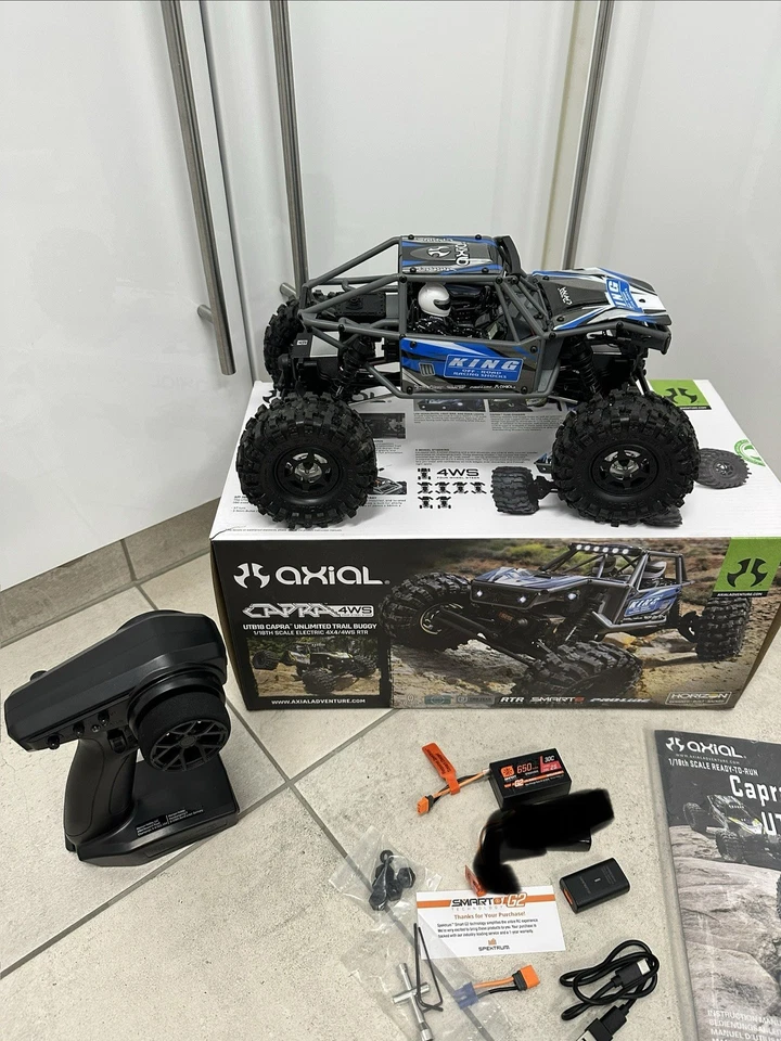 Axial AXI-1750T1 1:18 UTB18 Capra 4WS 4WD Trail Buggy RTR - blau - Bild 4 von 4