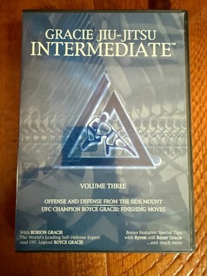 DVD Gracie Jiu-Jitsu Intermediate Volume 3 Featuring Royce & Rorion Gracie