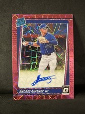 2021 Panini Donruss Optic - Andres Gimenez #RRS-AG Pink Velocity /75 (AU, RC)