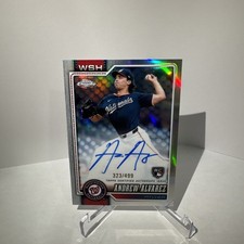Andrew Alvarez Chrome 2026 Refractor /499 Auto