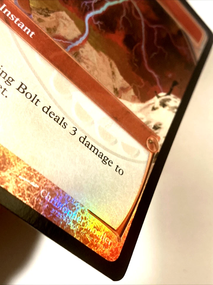 MTG Lightning Bolt (Future Sight Foil) Secret Lair Drop 0001 NM - Image 3 of 4