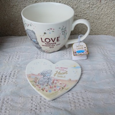 ME TO YOU TASSE '' LOVE GROWS WHERE YOU GO '' & UNTERSETZER '' DO WHAT MAKES YOUR