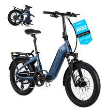 DERUIZ Peridot Elektrofahrrad Klapprad 20Zoll 500Wh EBike Shimano 8G Pedelec