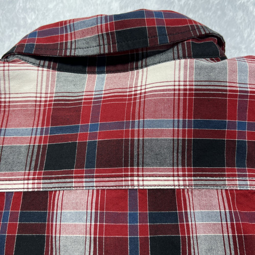 Carhartt Relaxed Fit Button Down Langarm Hemd Herren M Reg Rot Kariert Neu mit Etikett - Bild 9 von 15