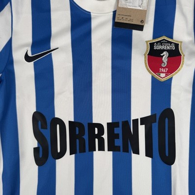 Sorrento Calcio 2014/2015 Nike Auswärts Fußballtrikot Herren Small neu mit Etikett - Original