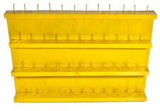 Vintage Homemade Sewing Thread Spool Caddy Four Tiers Hold 48 Spools