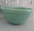 Vintage Bauer Pottery Beehive Ringware Large #12 Nesting Bowl Green