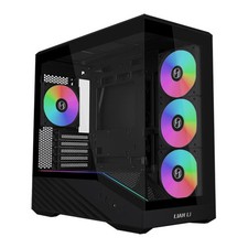 Lian Li Vector V100R Mini Chassis, MicroATX Tower, Black, 4x ARGB PWM Fans, USB-