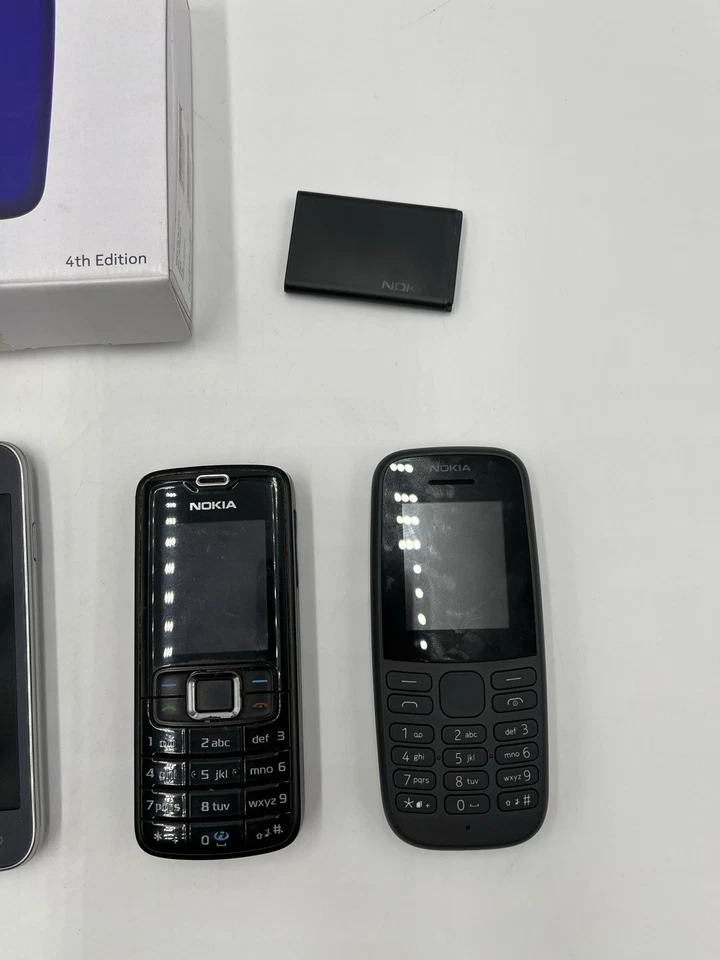 4x alte Handys Telefone 3x Nokia + 1x Samsung Sammlung Konvolut Nokia 105 etc. - Bild 2 von 4