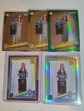 2025 Donruss Ajsa Sivka /399 Red Lava + Holo Rated Rookie + Prizm Green RCs Sky