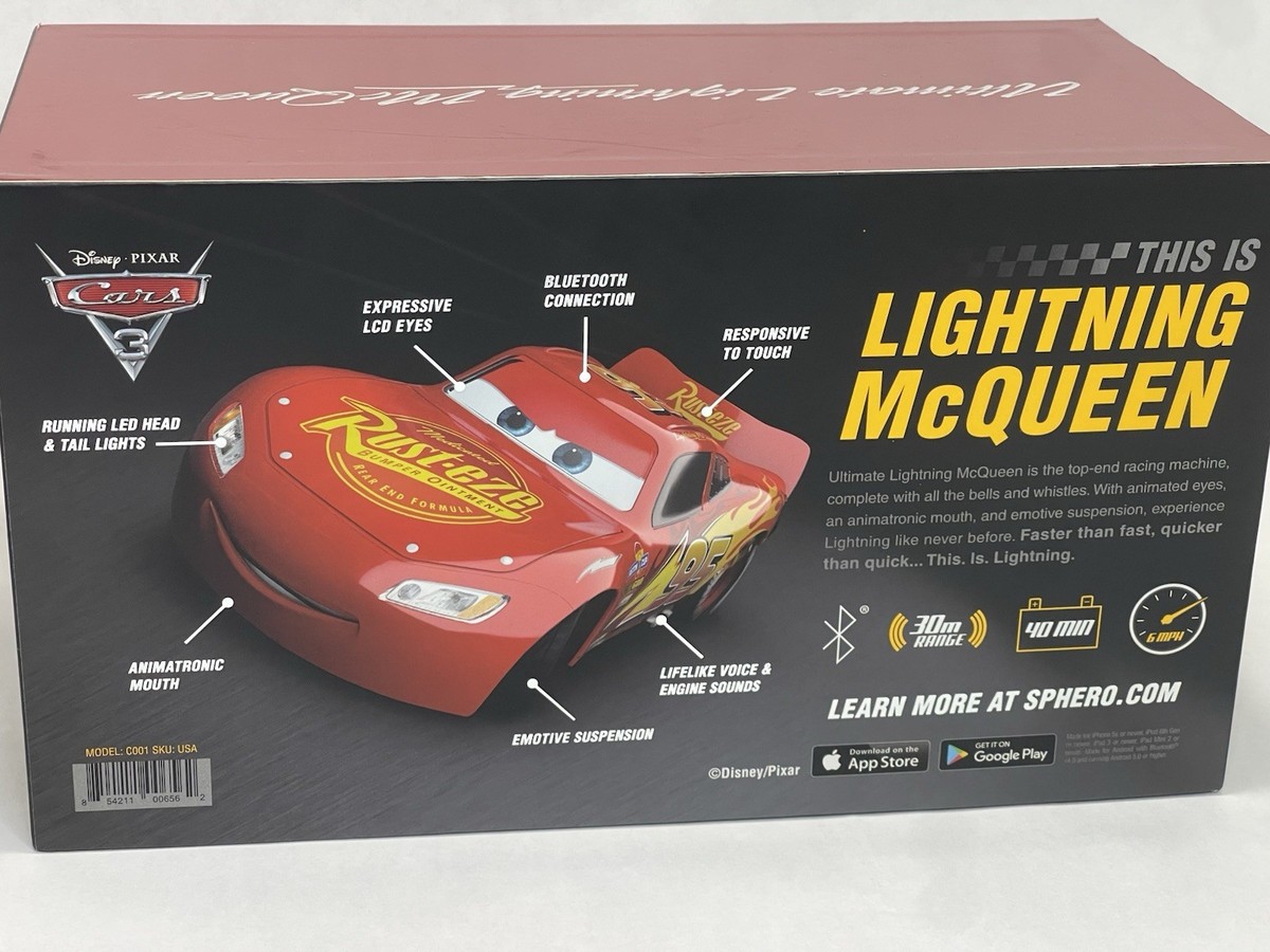 Sphero Ultimate Lightning McQueen Disney Pixar Cars 3. App