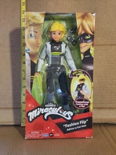 Miraculous Ladybug Adrien Cat Noir Fashion Flip Sequins Transform Superhero