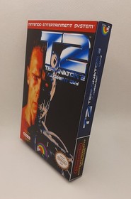 NES - Terminator 2 T2 Judgment Day - Box Cover ONLY