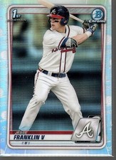 Jesse Franklin V 2020 Bowman Draft Chrome 1st Refractor #BD-17 Atlanta Braves