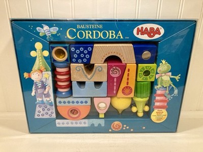 HABA Cordoba 16 Piece Beechwood Building Block Set New