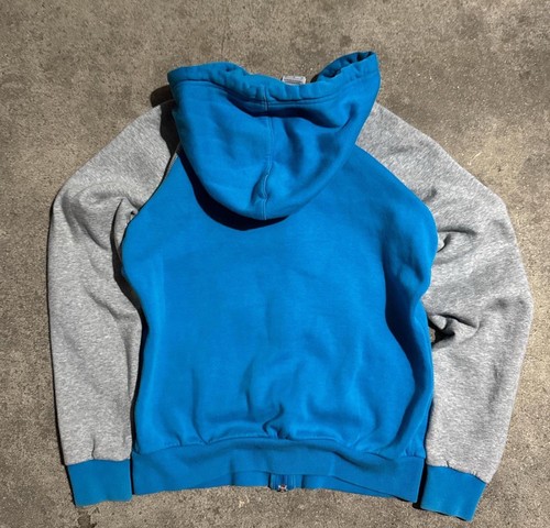 Blue grey Nike Zip up Sweatshirt Jacket Size Medium Kids - Picture 4 of 4