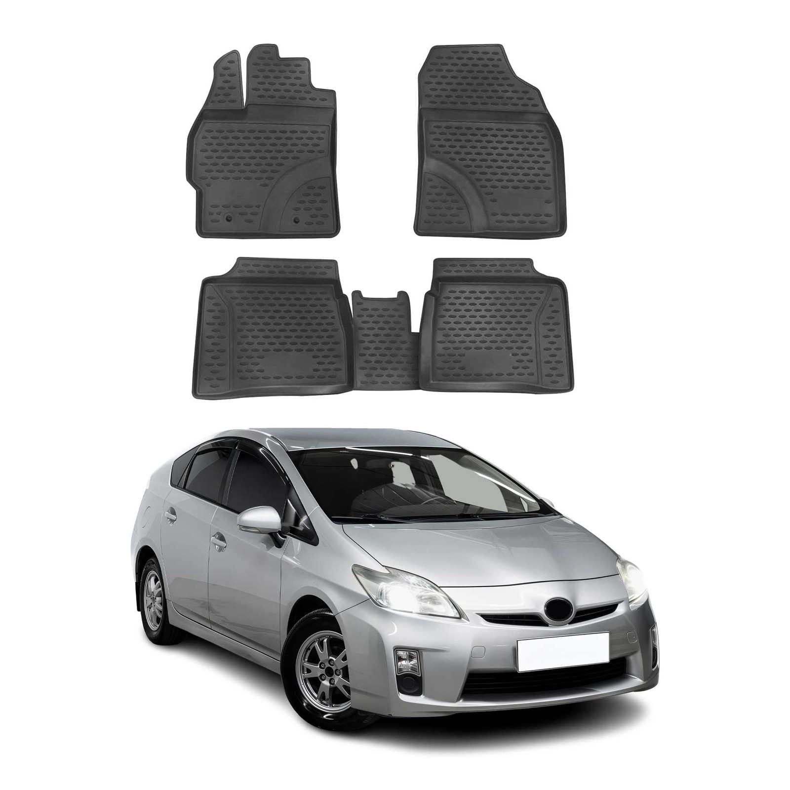 Tapis de sol Toyota Prius 2009-2015 étanches pour protéger la moquette