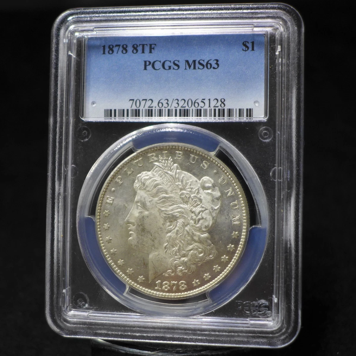 Philadelphia Silver MS 63 Graded Morgan US Dollars (1878-1921) for