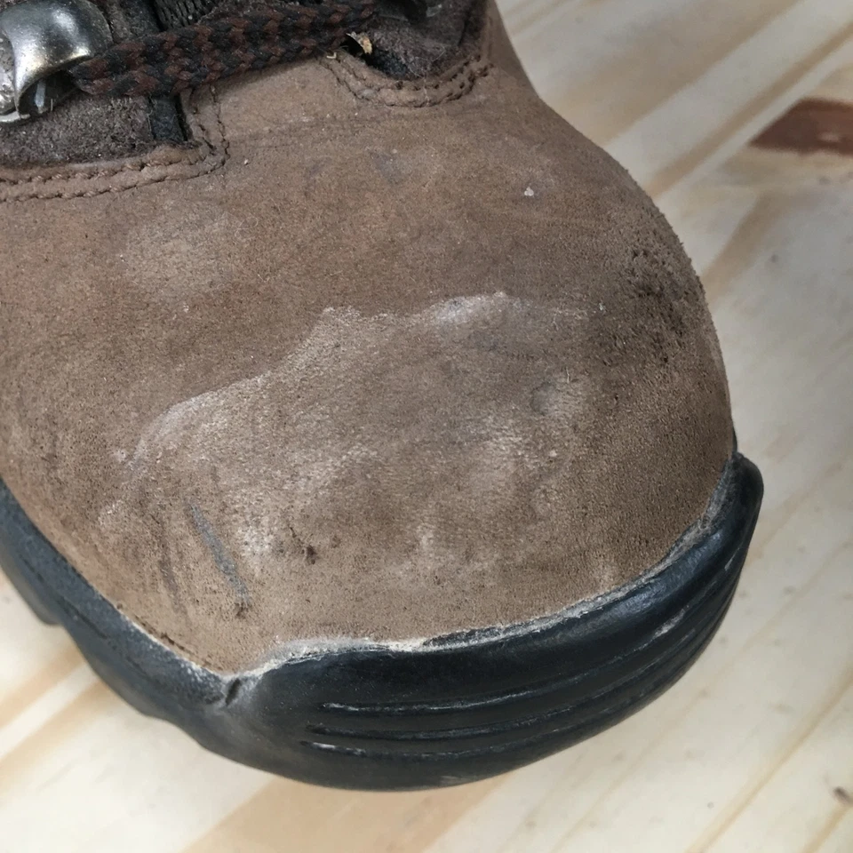 Thom McAn Boots Mens 7.5 Lace Up Hiking Ankle Boot 84660 Brown Suede Leather - Image 4 of 4