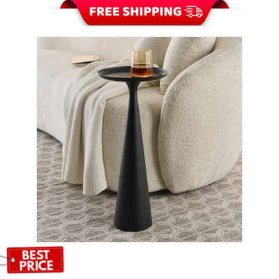 Better Homes & Gardens Truitt Drink Table, Black Stain Resistant Color Black