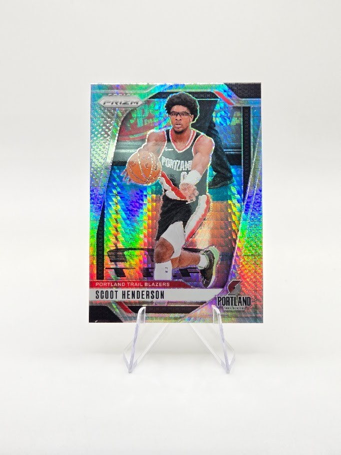 Scoot Henderson 2024-25 Panini Prizm Hyper Prizm SP #94 Trail Blazers