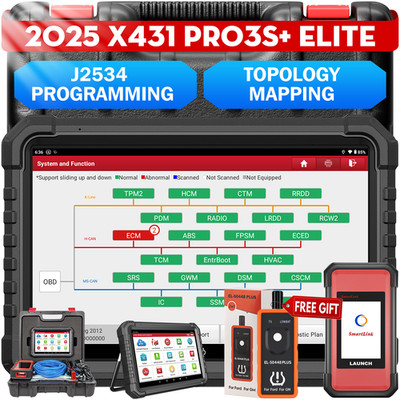 X431 PRO3S V+ ELITE Pro 5 Diagnostic Scanner Tool Programming Key Coding