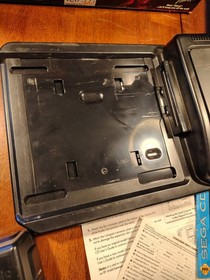 WORKING Sega CD Model 2 Console: Boxed + Mounting Plate, Sewer Shark, Extender