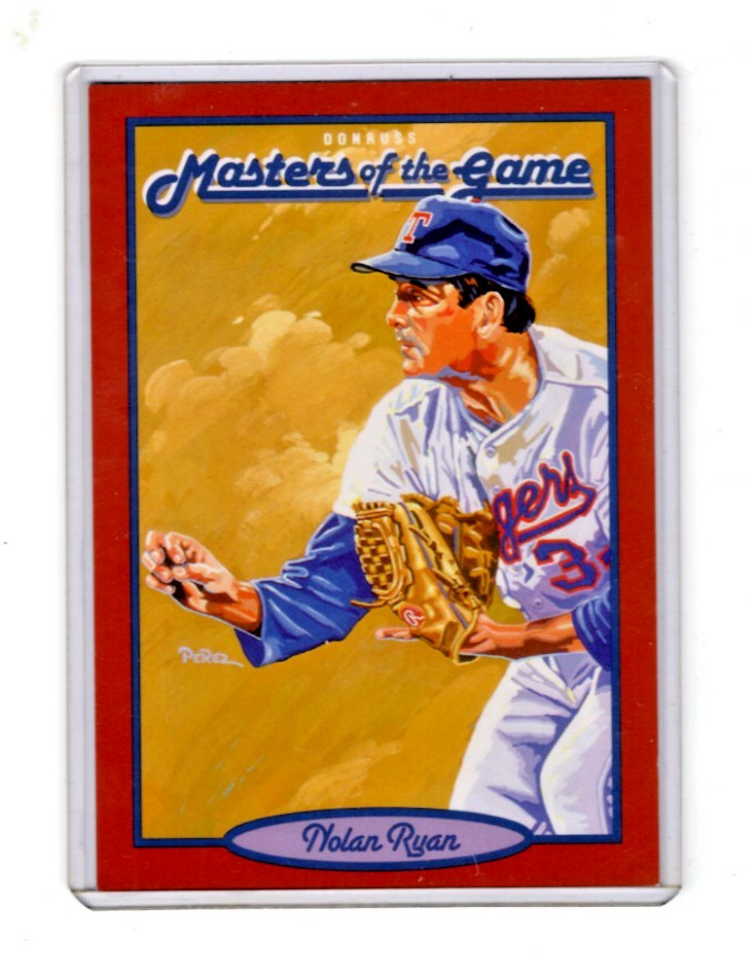1993 Donruss Masters of the Game Postcard * 3 1/2" X 5" * Nolan Ryan * #2 of 6