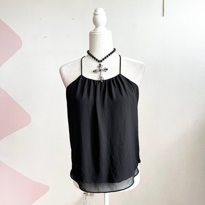 Black Sheer Tank Top Fairy Grunge Goth Whimsigoth Grunge Indie Sleaze Small