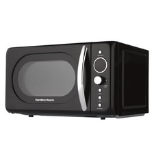 Microwave, 20L Retro Black Microwave by Hamilton Beach, 700W, HB70H20B