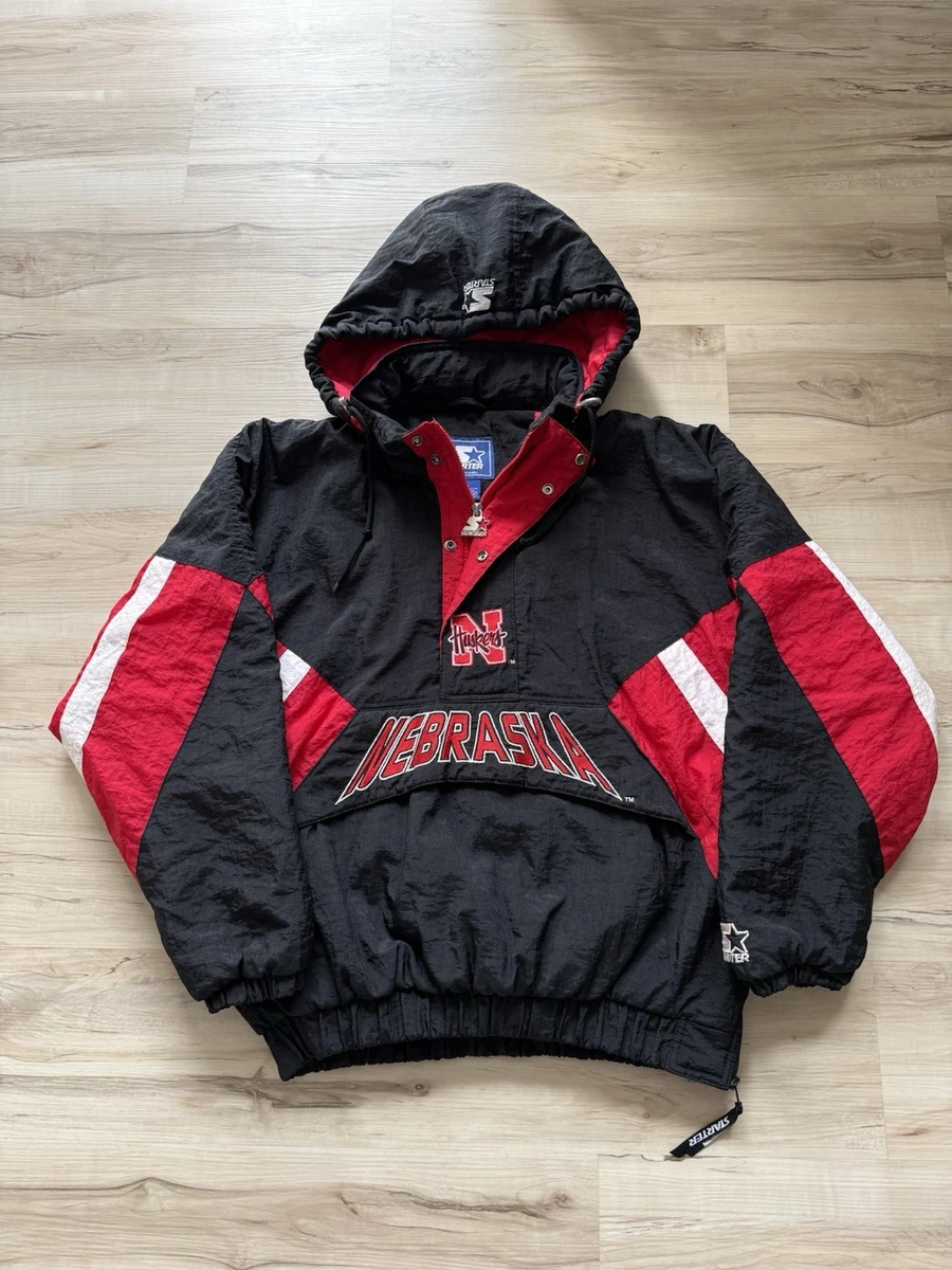 Starter Huskers フード付きジャケット Vintage Nebraska Cornhuskers Starter Jacket Men's M Full Zip