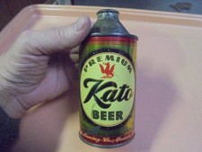 Vintage Kato Premium Beer Cone top Can Mankato Minnesota
