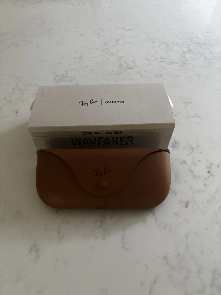 Ray Ban Meta Wayfarer RW4008 Sunglasses Black, Green Transition lenses-EXCELLENT, photo 2 of 5